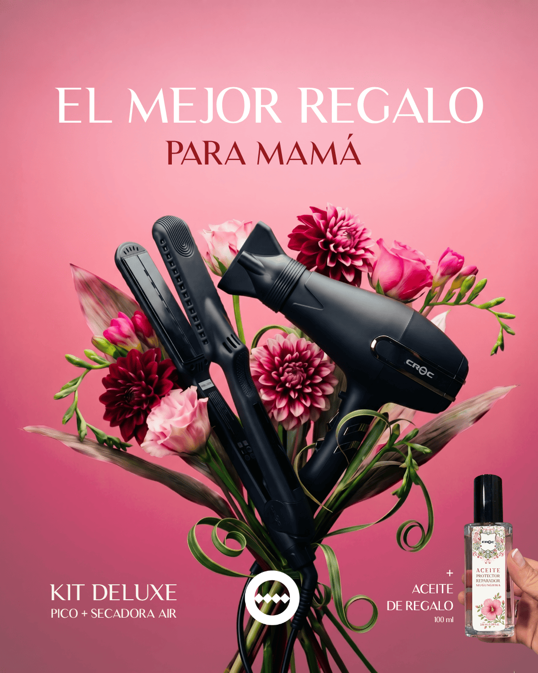 Kit Deluxe | CROC PICO + SECADORA AIR + ACEITE DE REGALO - CROC México